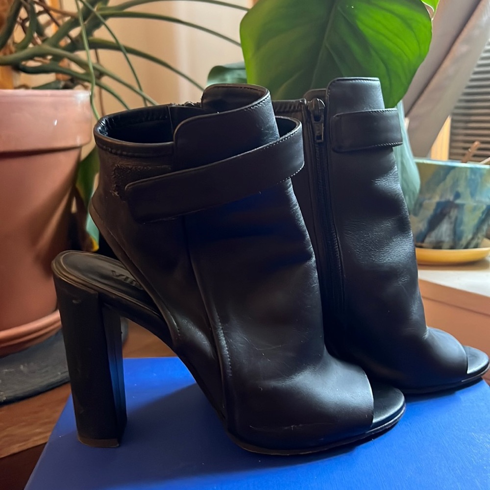 Vince heel booties